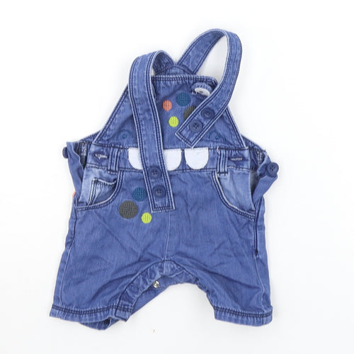 Matalan Baby Blue   Dungaree One-Piece Size 0-3 Months