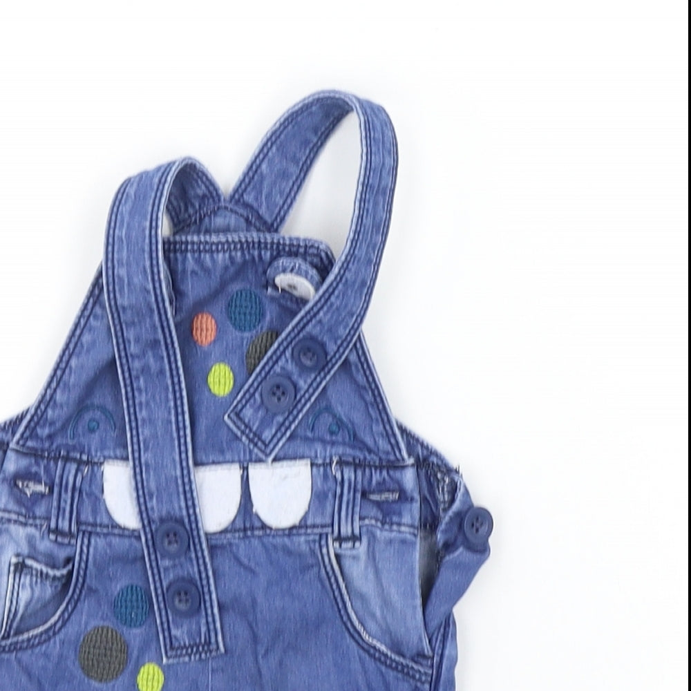 Matalan Baby Blue   Dungaree One-Piece Size 0-3 Months
