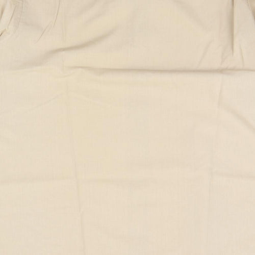 Asdale Mens Beige    Button-Up Size 16