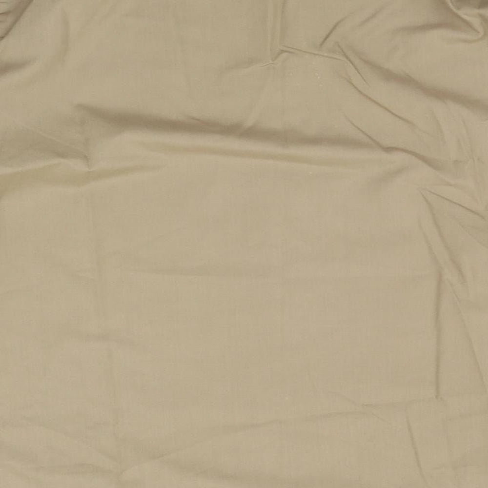 Asdale Mens Brown    Button-Up Size 16