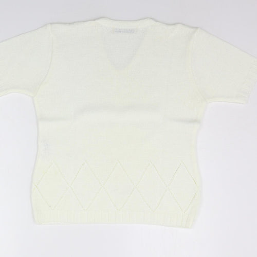 Berkertex Womens White   Pullover Jumper Size 12