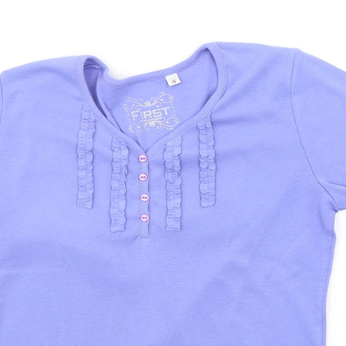FIRST Womens Purple   Pullover Jumper Size S