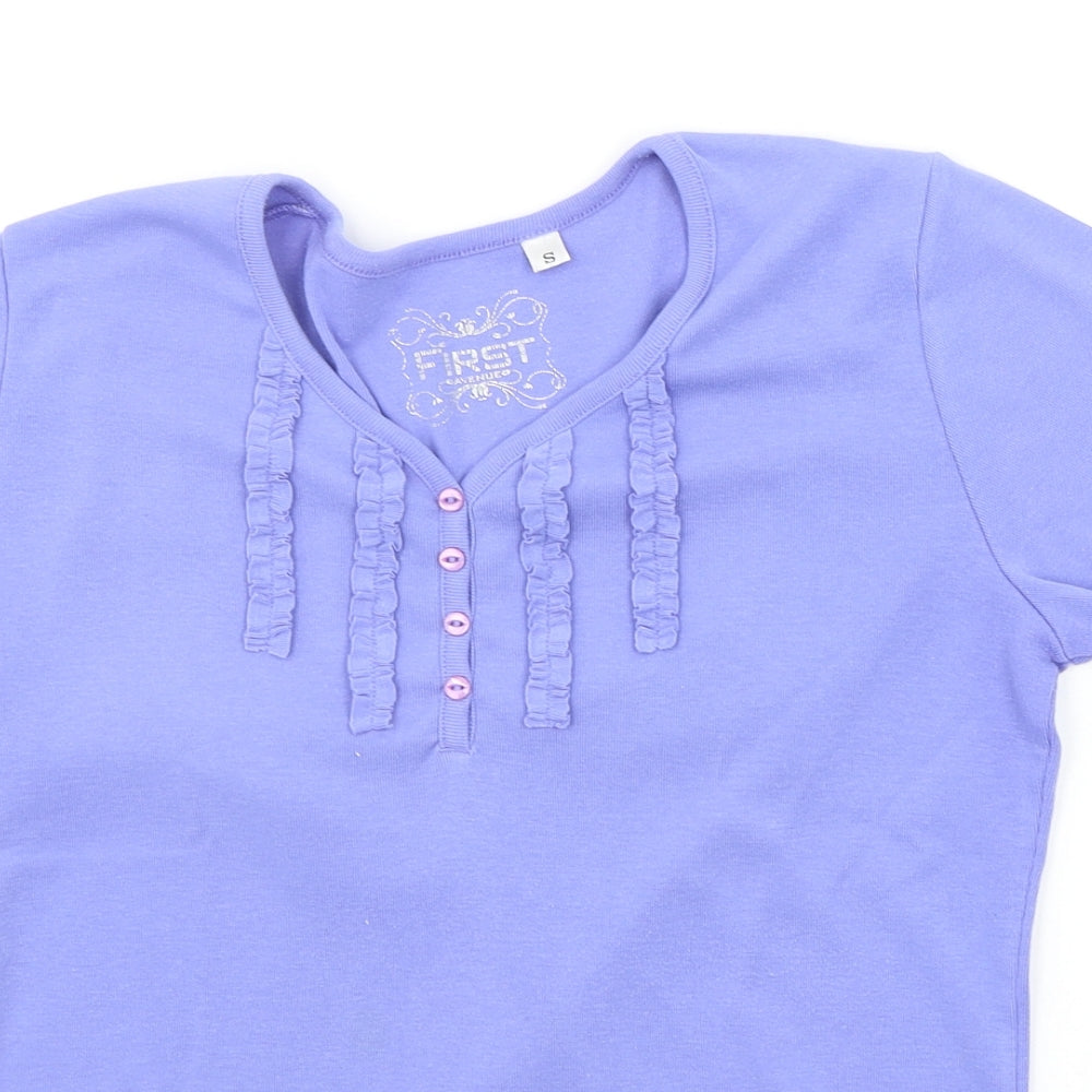 FIRST Womens Purple   Pullover Jumper Size S