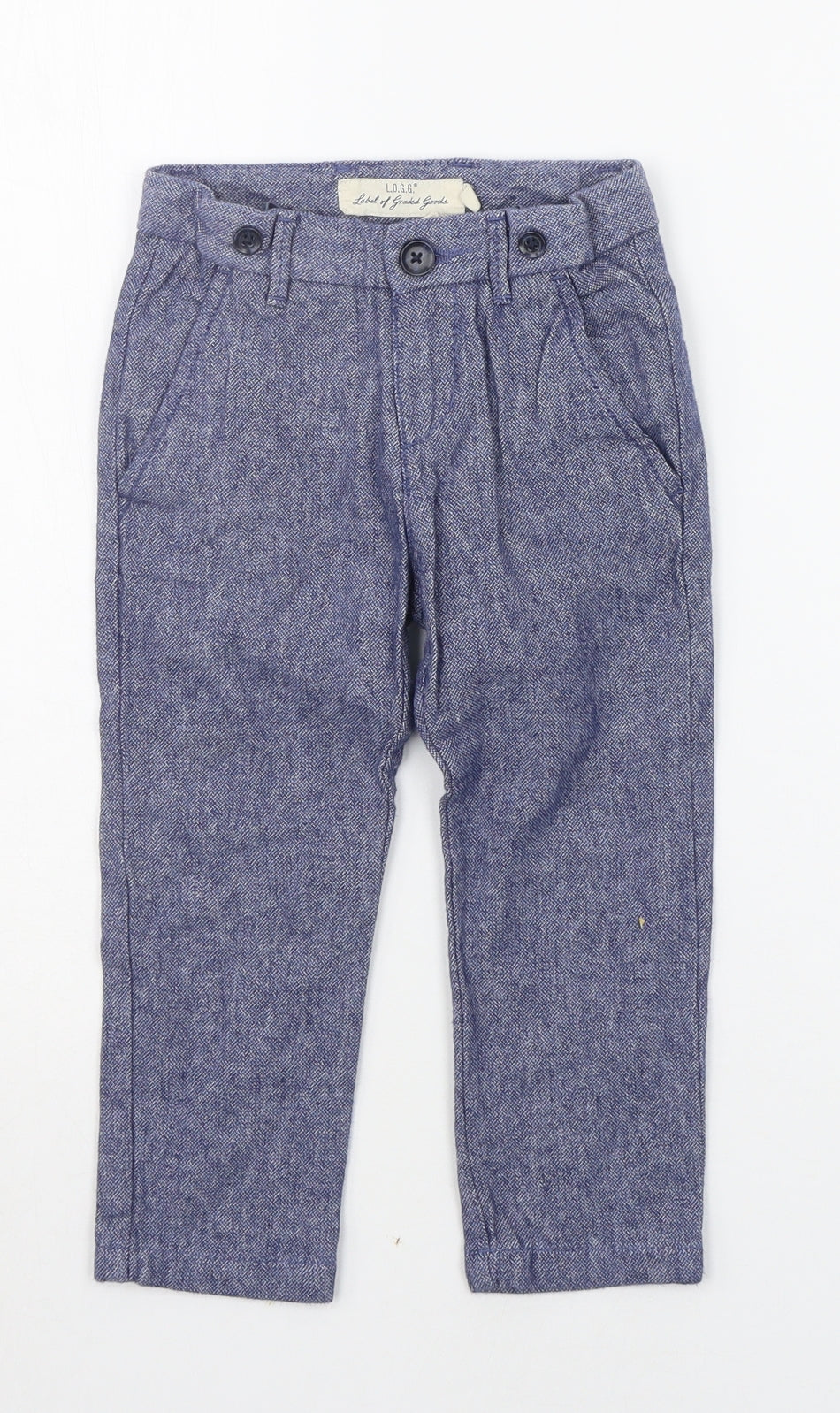 H&M Boys Blue   Chino Trousers Size 3-4 Years