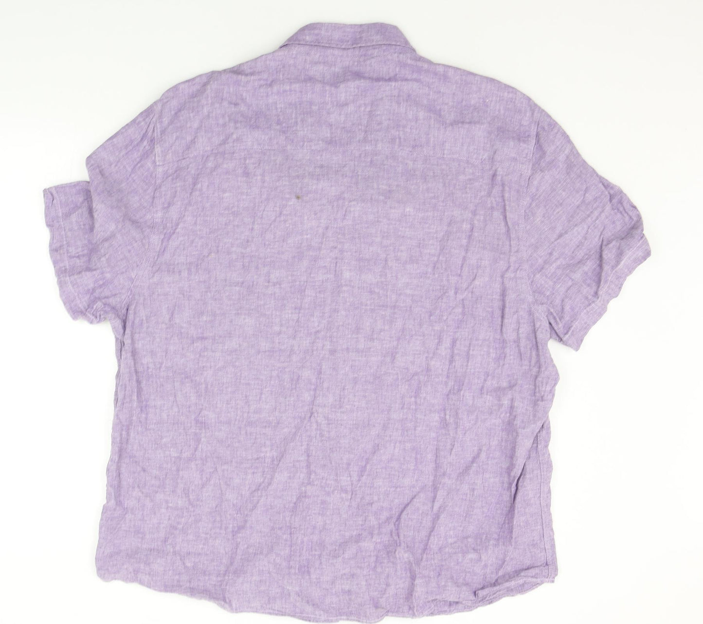 Acw85 Mens Purple    Button-Up Size 3XL