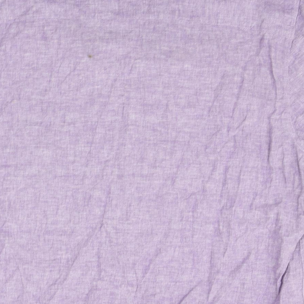 Acw85 Mens Purple    Button-Up Size 3XL
