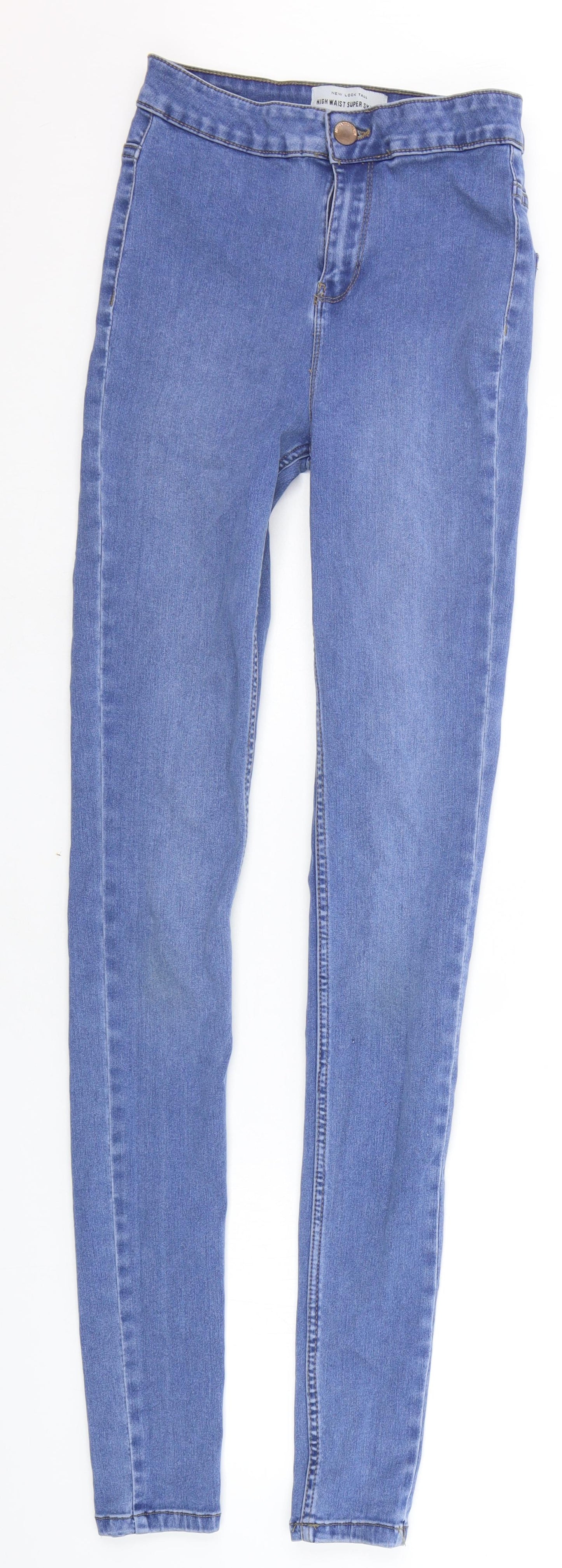 New Look Womens Blue   Skinny Jeans Size 8 L34 in