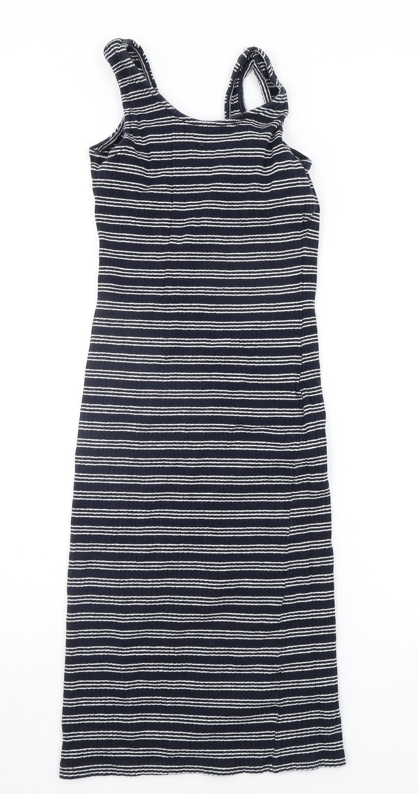 Primark Womens Blue Striped  Jumper Dress  Size 10