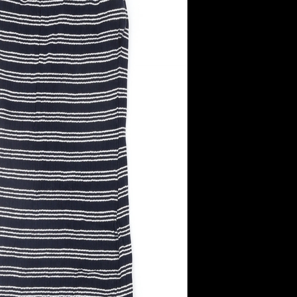 Primark Womens Blue Striped  Jumper Dress  Size 10