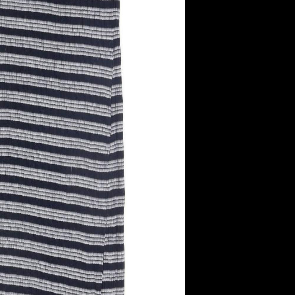 Primark Womens Blue Striped  Jumper Dress  Size 10