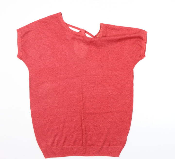 NEXT Womens Red Pullover Jumper Size 14