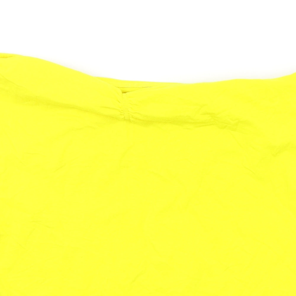 Atmosphere Womens Yellow   Basic T-Shirt Size 18