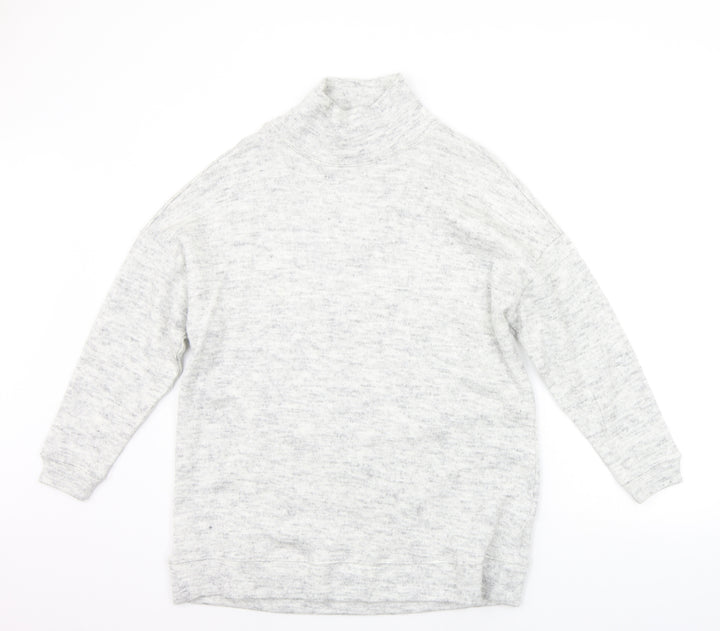 New Look Womens Grey Pullover Jumper Size S