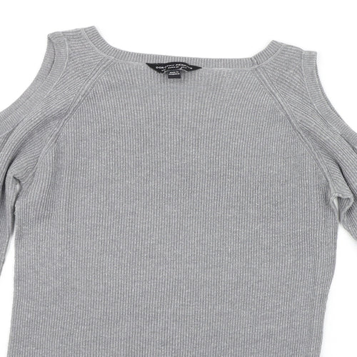 Dorothy Perkins Womens Grey   Pullover Jumper Size 8
