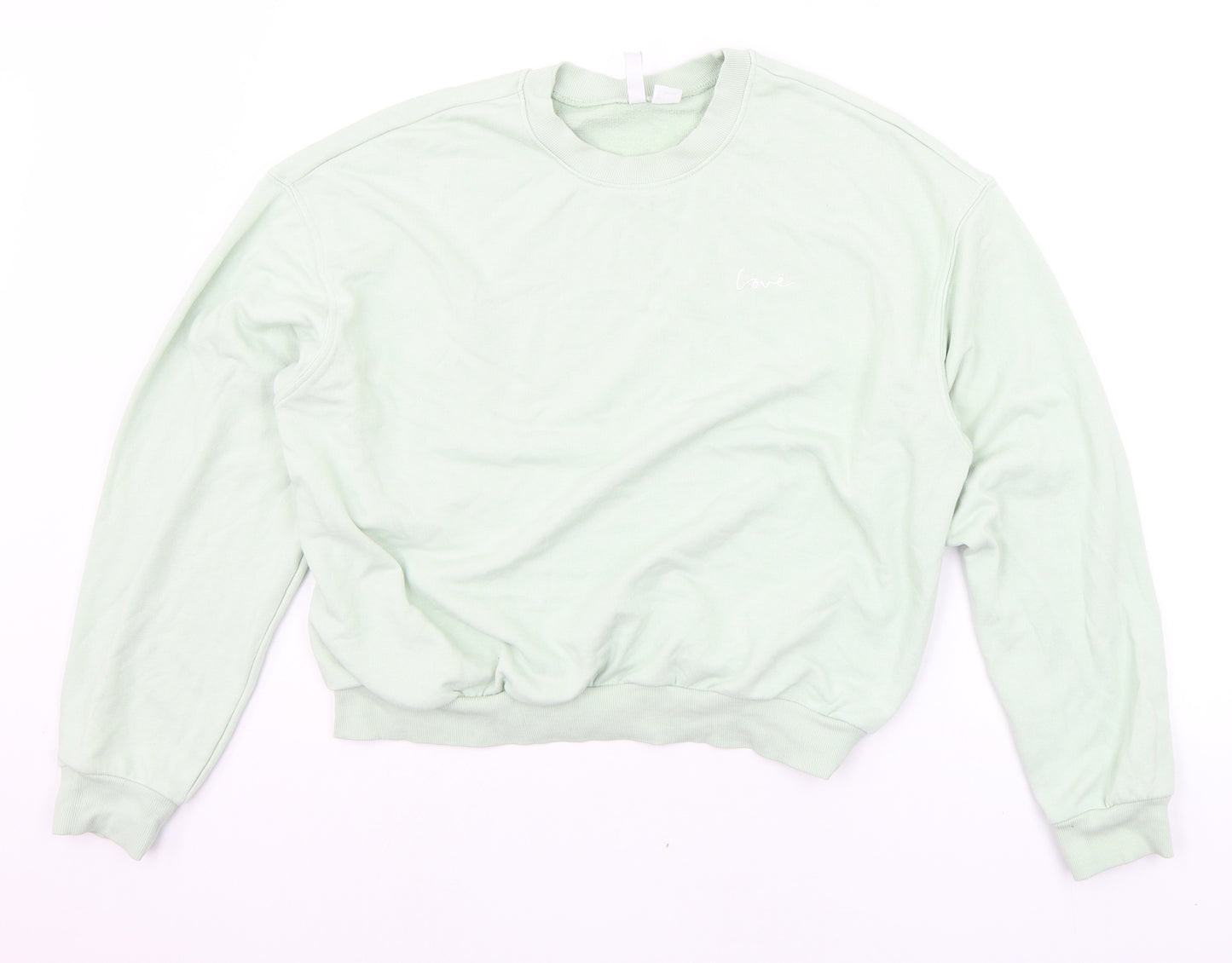 Divided Womens Green   Pullover Jumper Size L