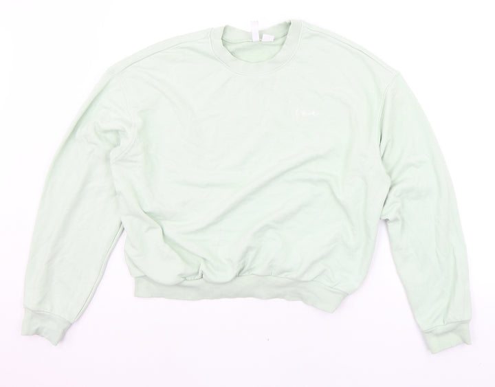 Divided Womens Green   Pullover Jumper Size L