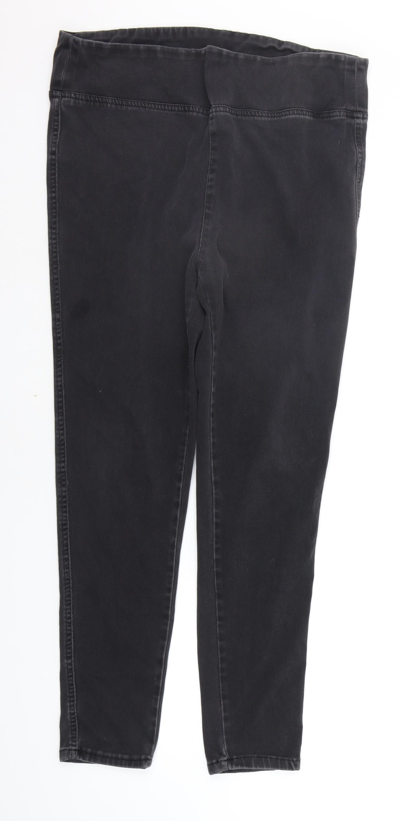 Peacocks Womens Black   Jegging Trousers Size 18 L26 in