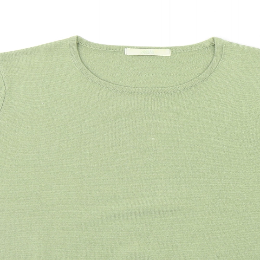 Marks and Spencer Womens Green   Pullover Jumper Size 12