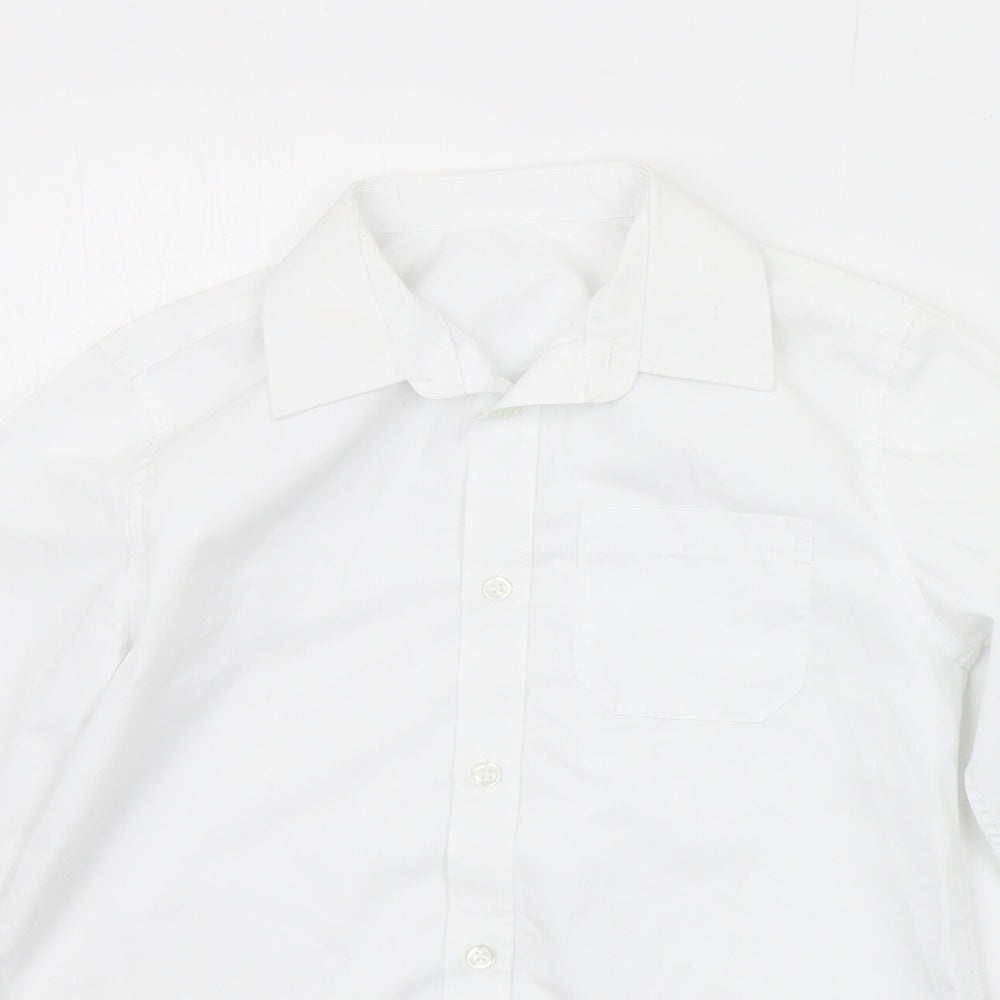 F&F Girls White   Basic Button-Up Size 9-10 Years