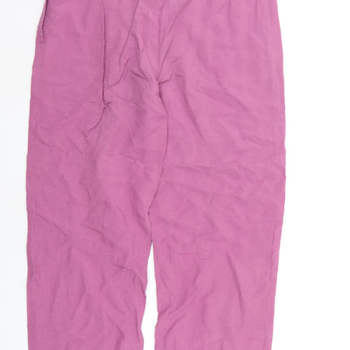Per Una Womens Pink   Trousers  Size 12 L24 in