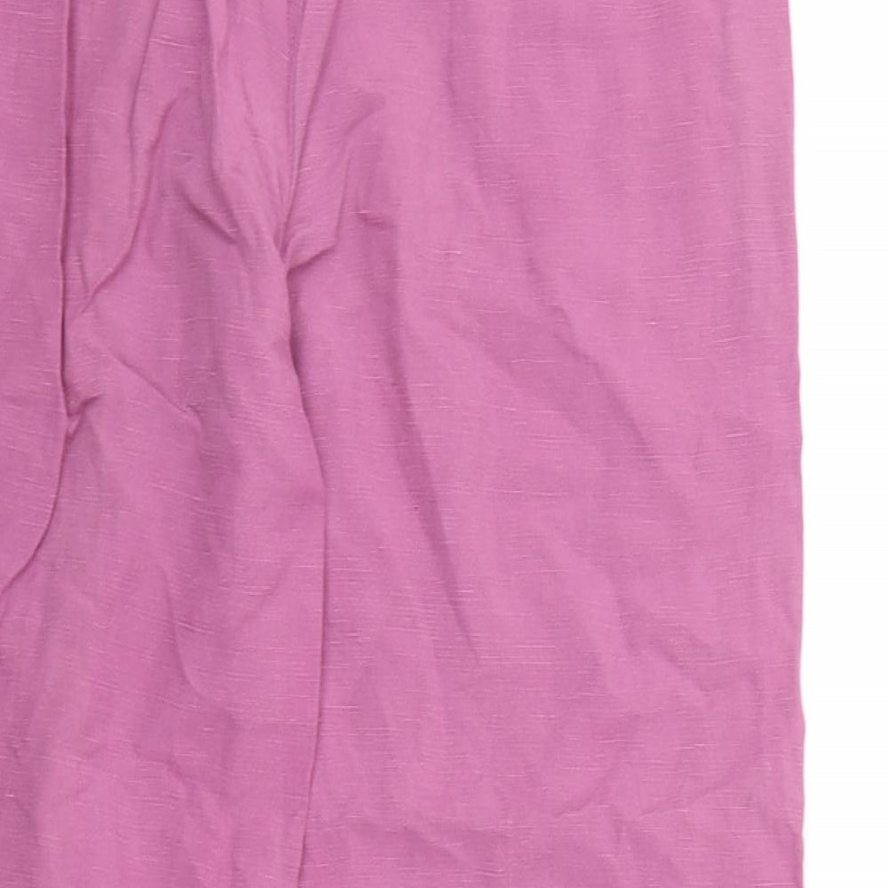Per Una Womens Pink   Trousers  Size 12 L24 in