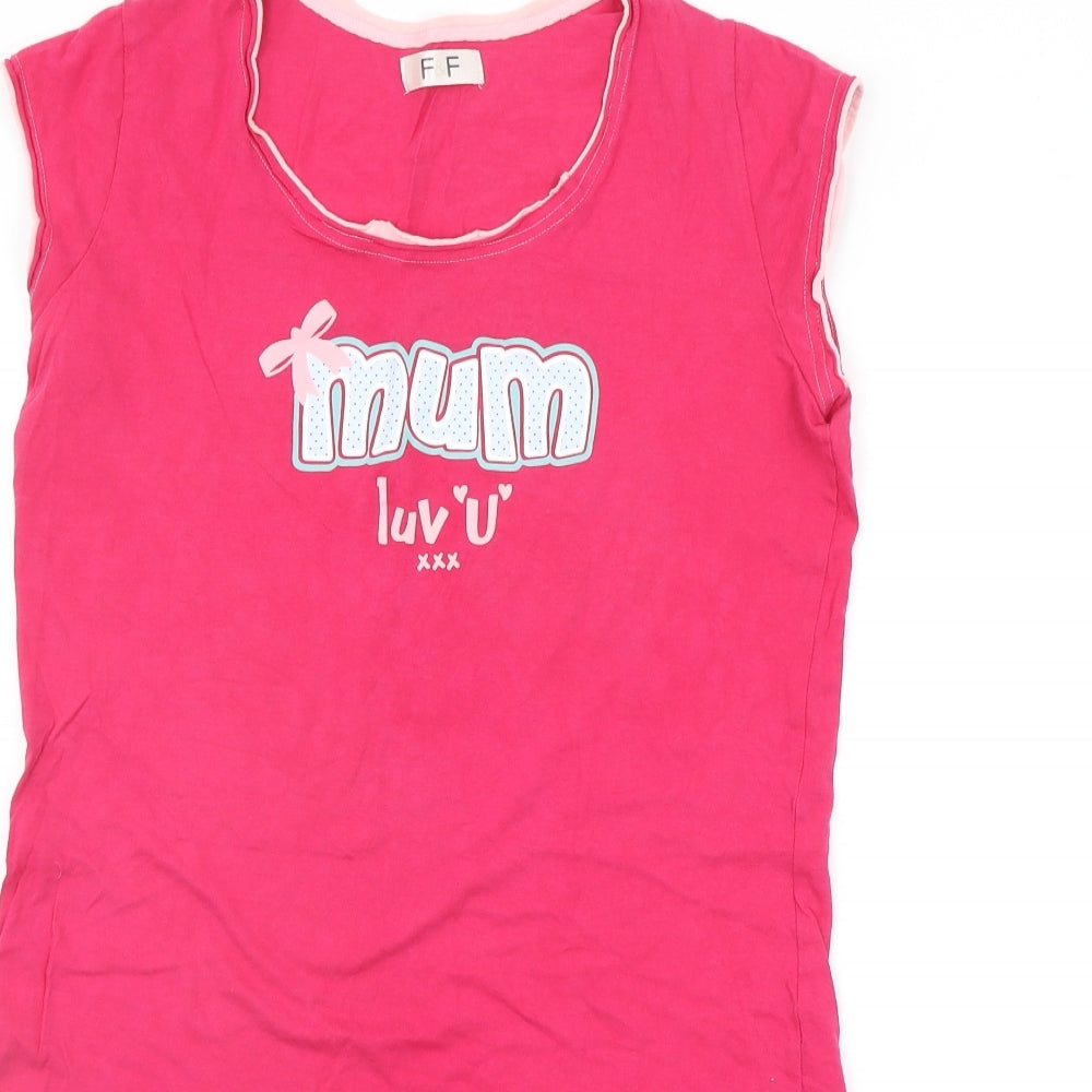 F&F Womens Pink Solid  Top Dress Size 12  - mum