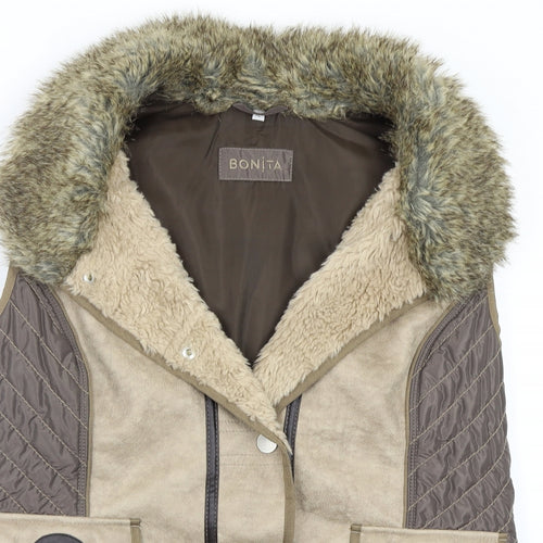 Bonita Womens Brown   Jacket Coat Size XL