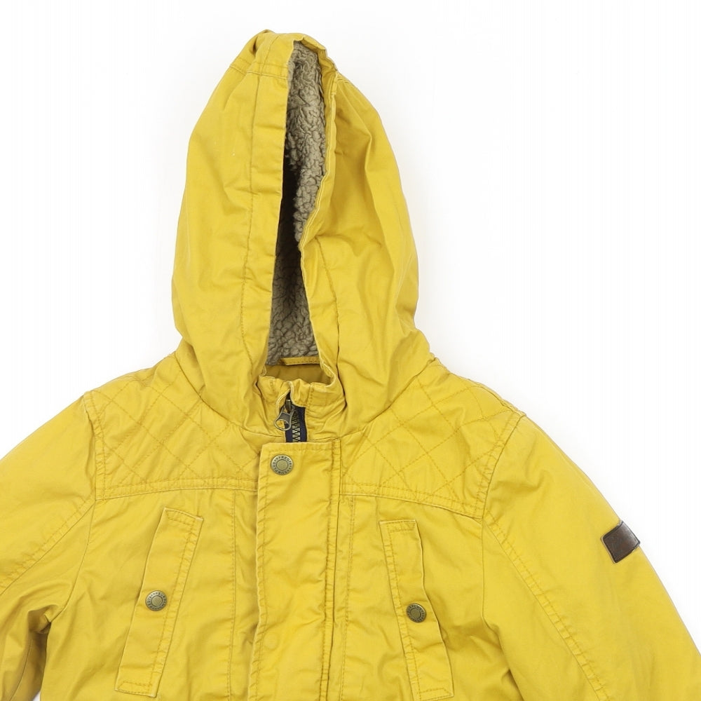 George Girls Yellow   Jacket Coat Size 5-6 Years