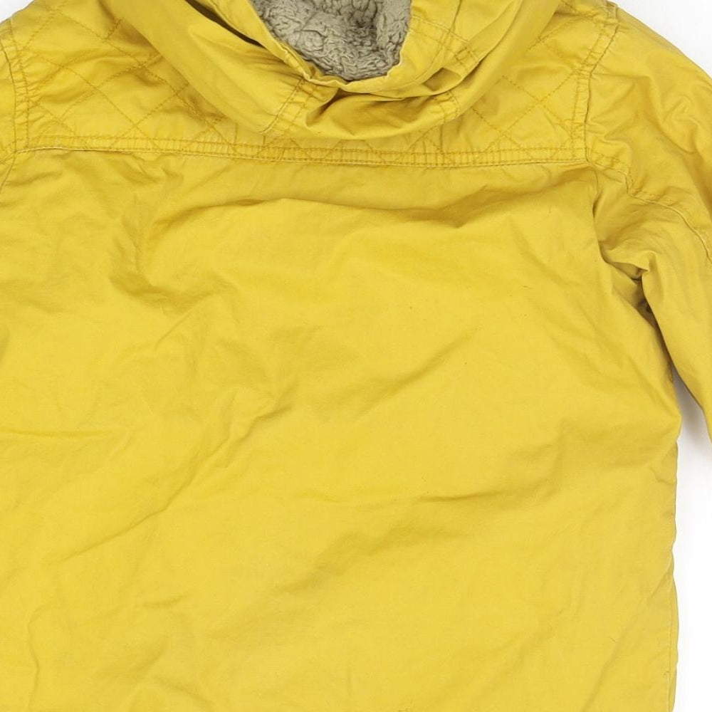 George Girls Yellow   Jacket Coat Size 5-6 Years