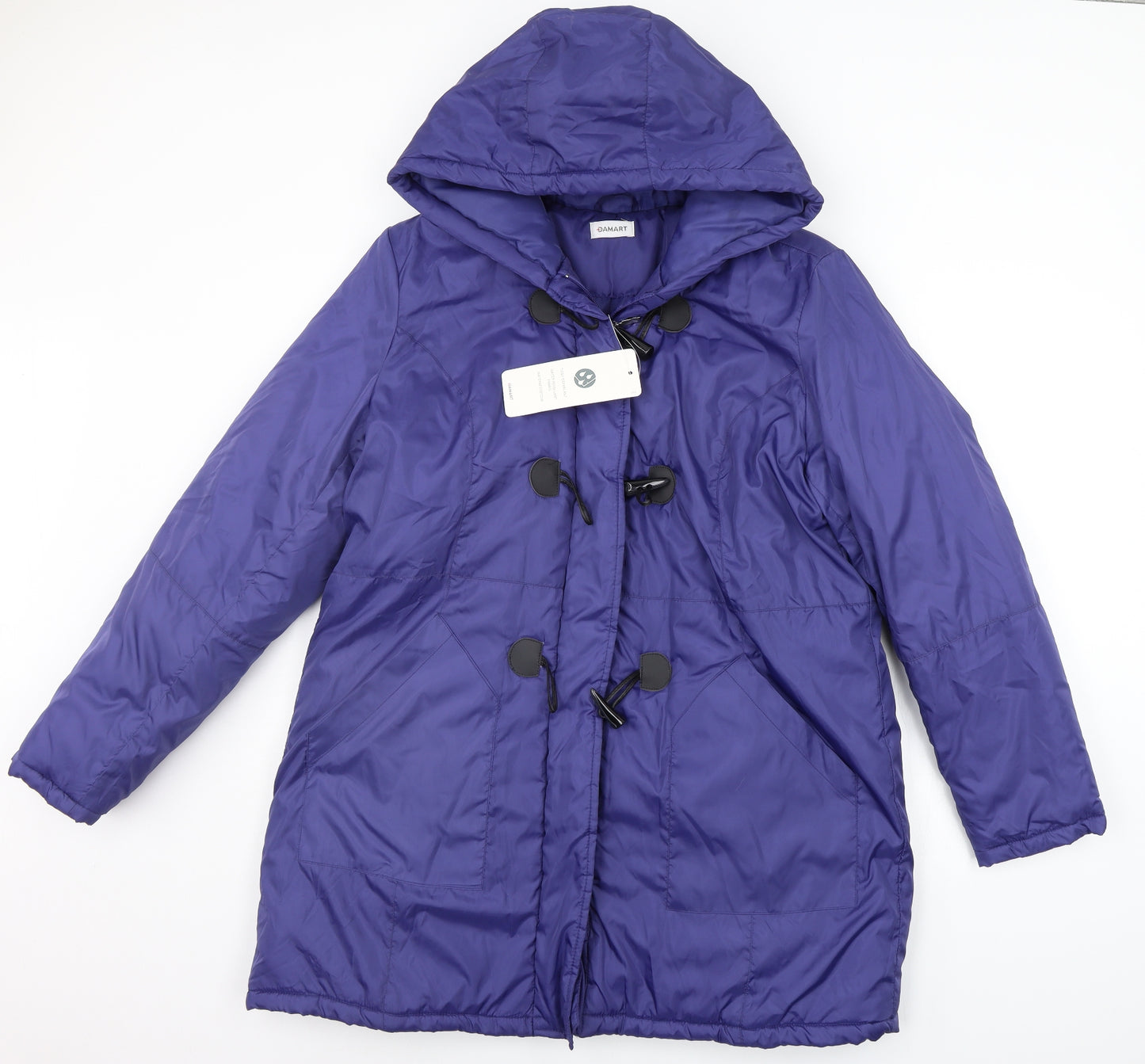 Damart Womens Purple   Jacket Coat Size 14