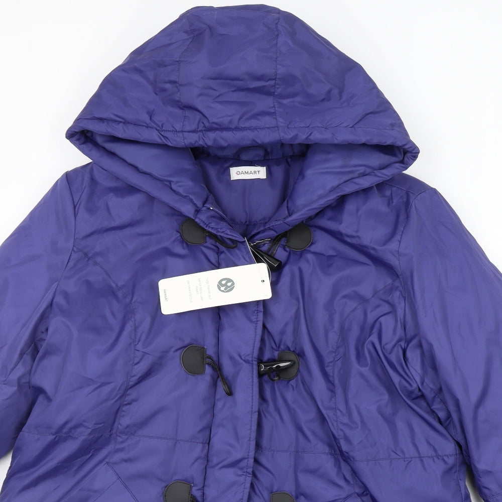 Damart Womens Purple   Jacket Coat Size 14