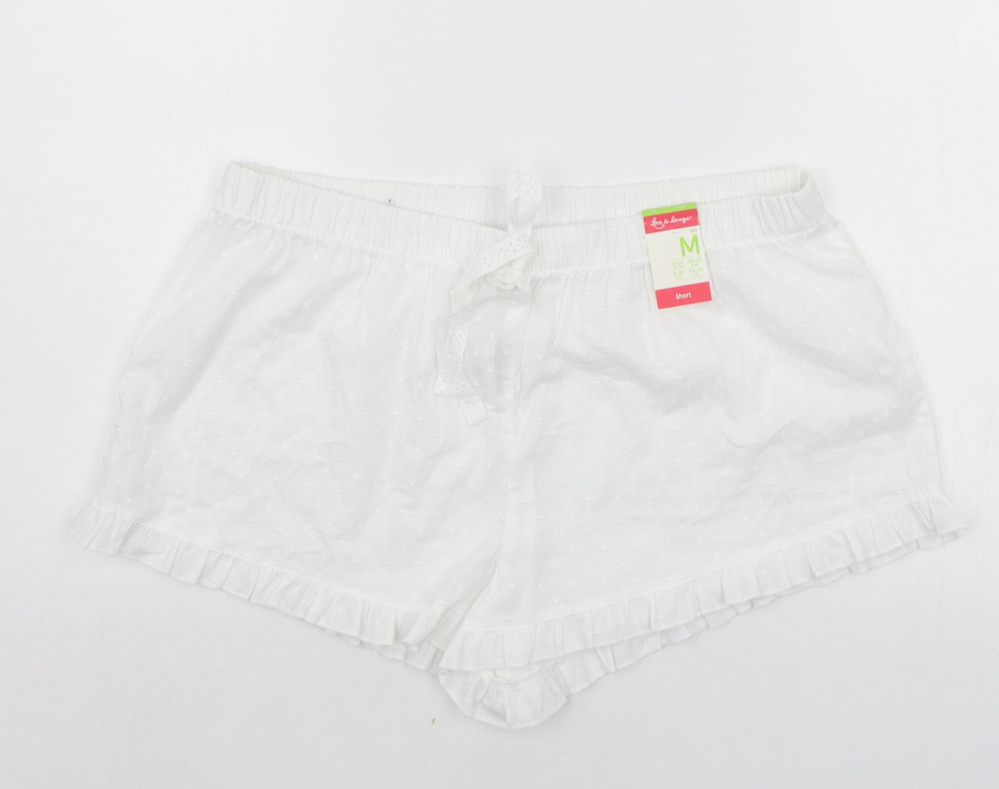 Primark Womens Silver Solid  Top Sleep Shorts Size M
