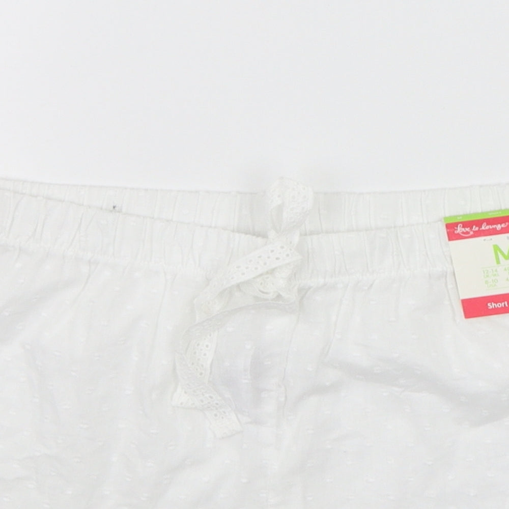 Primark Womens Silver Solid  Top Sleep Shorts Size M