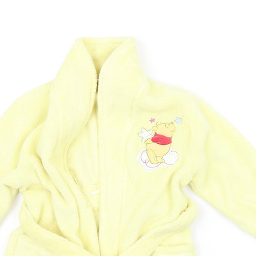 Disney Girls Yellow Solid  Top Gown Size 4-5 Years