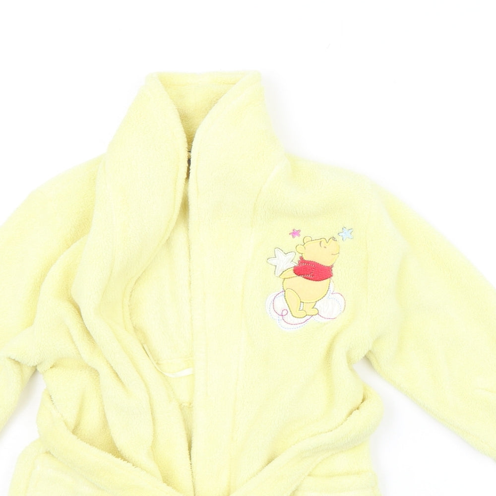 Disney Girls Yellow Solid  Top Gown Size 4-5 Years