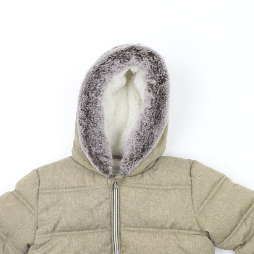 George Baby Brown   Jacket Coat Size 9-12 Months