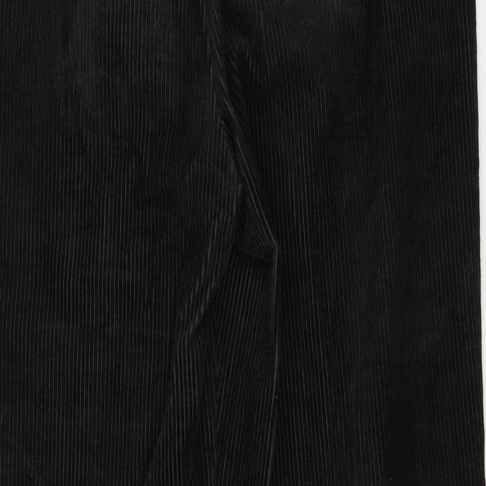Debenhams  Mens Black  Corduroy Trousers  Size 32 in L28 in