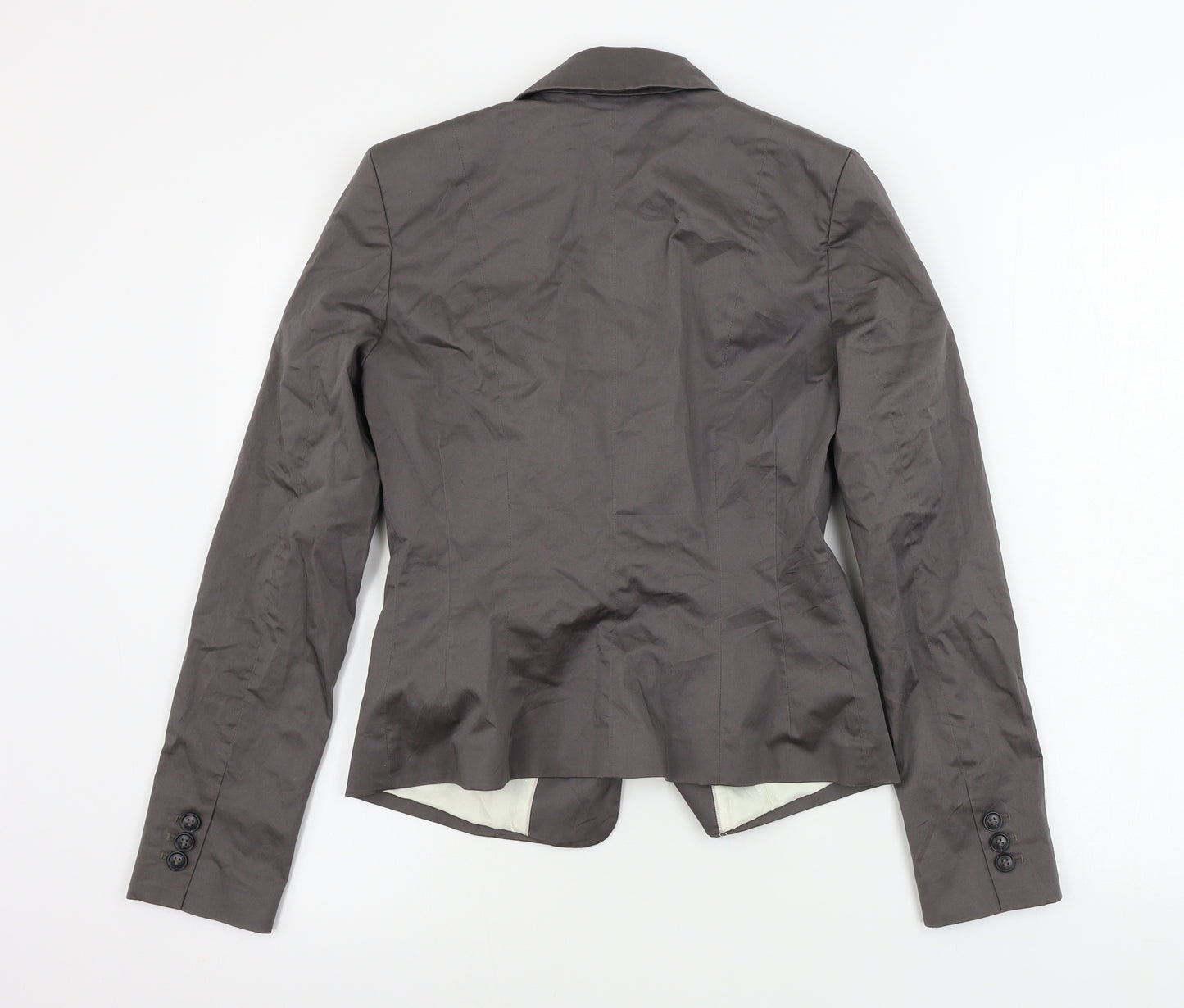 H&M  Womens Grey   Jacket Blazer Size 6