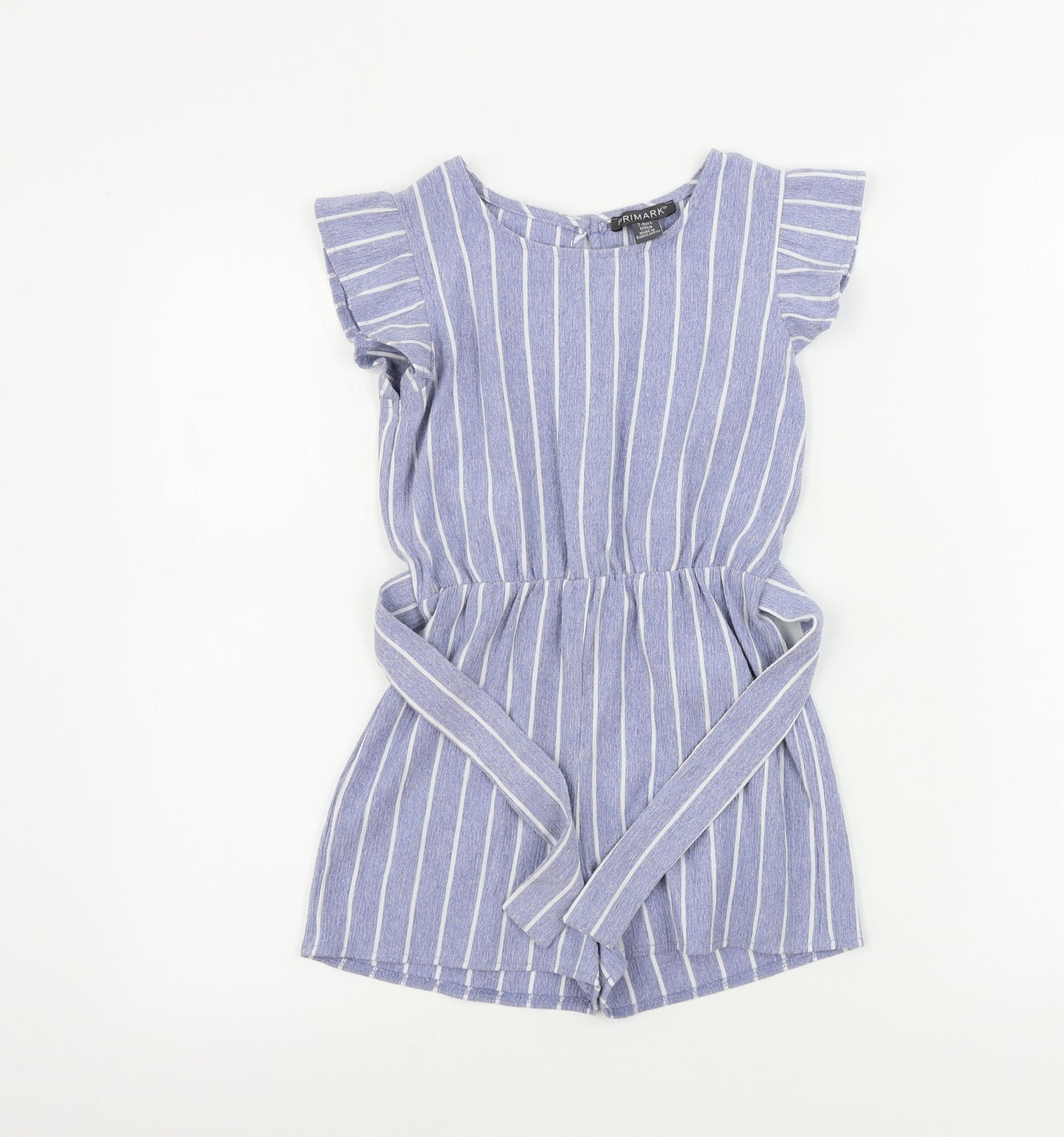 Primark  Girls Blue Spotted  Jumpsuit One-Piece Size 7-8 Years