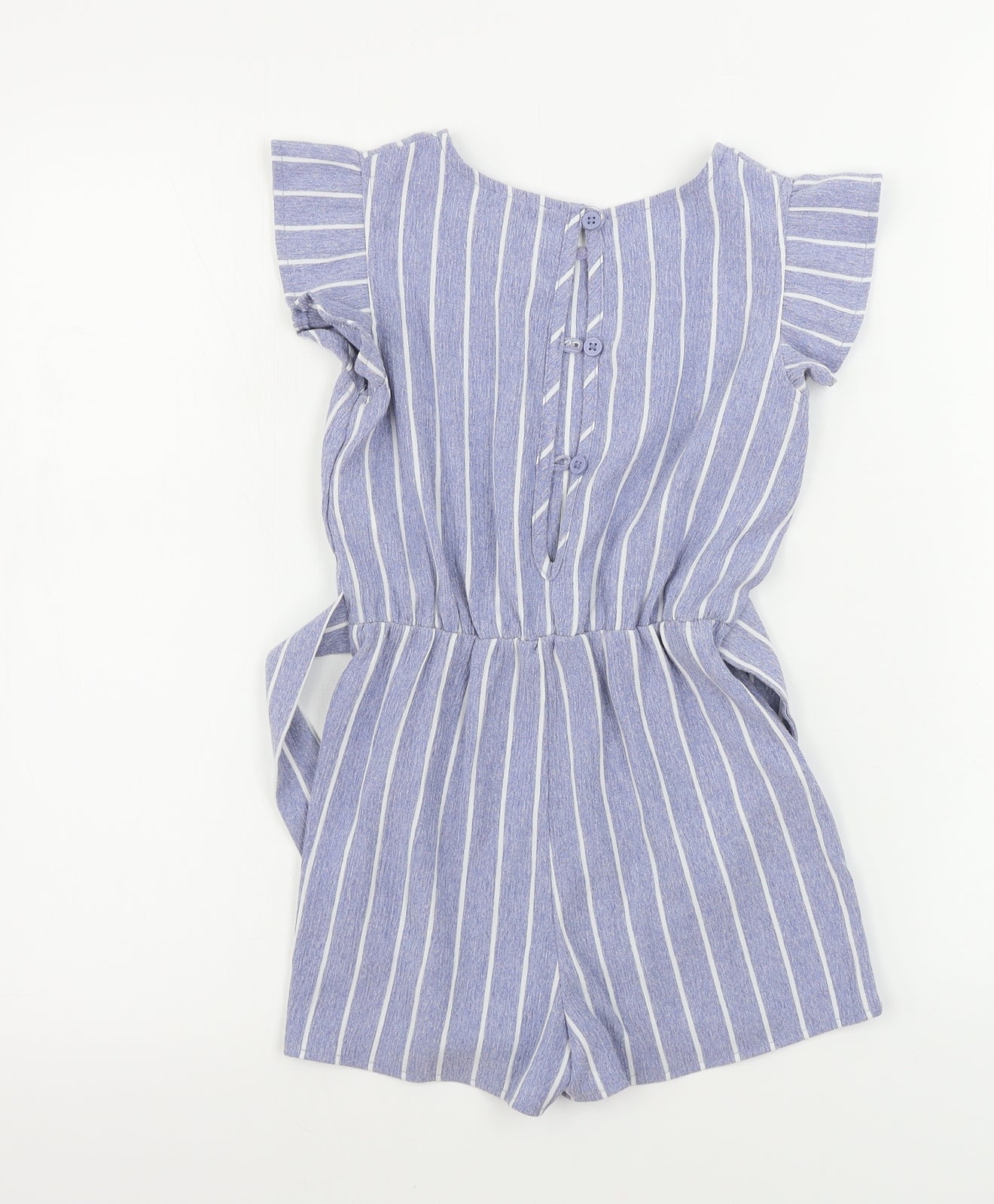 Primark  Girls Blue Spotted  Jumpsuit One-Piece Size 7-8 Years