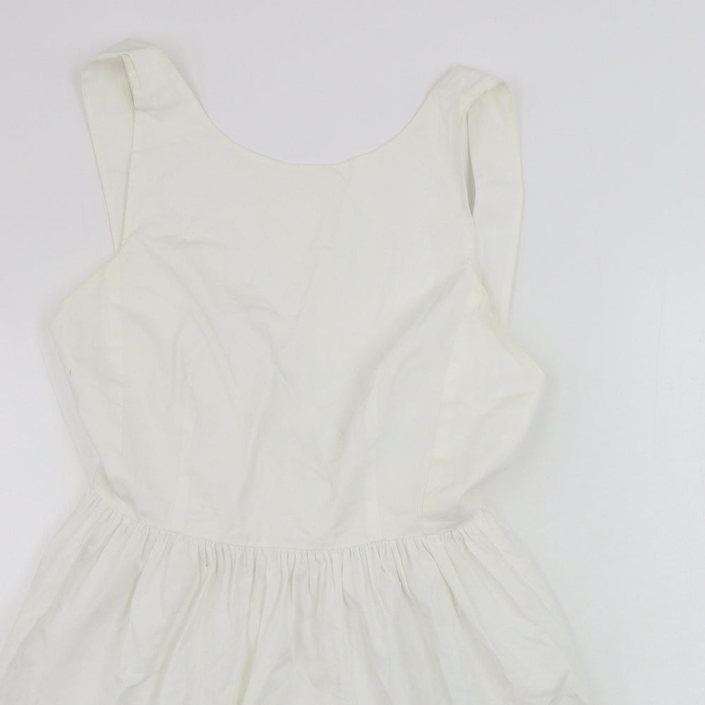 Zara  Womens Ivory   A-Line  Size S