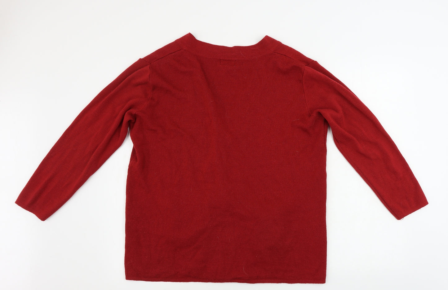 Viyella  Womens Red   Cardigan Jumper Size 14