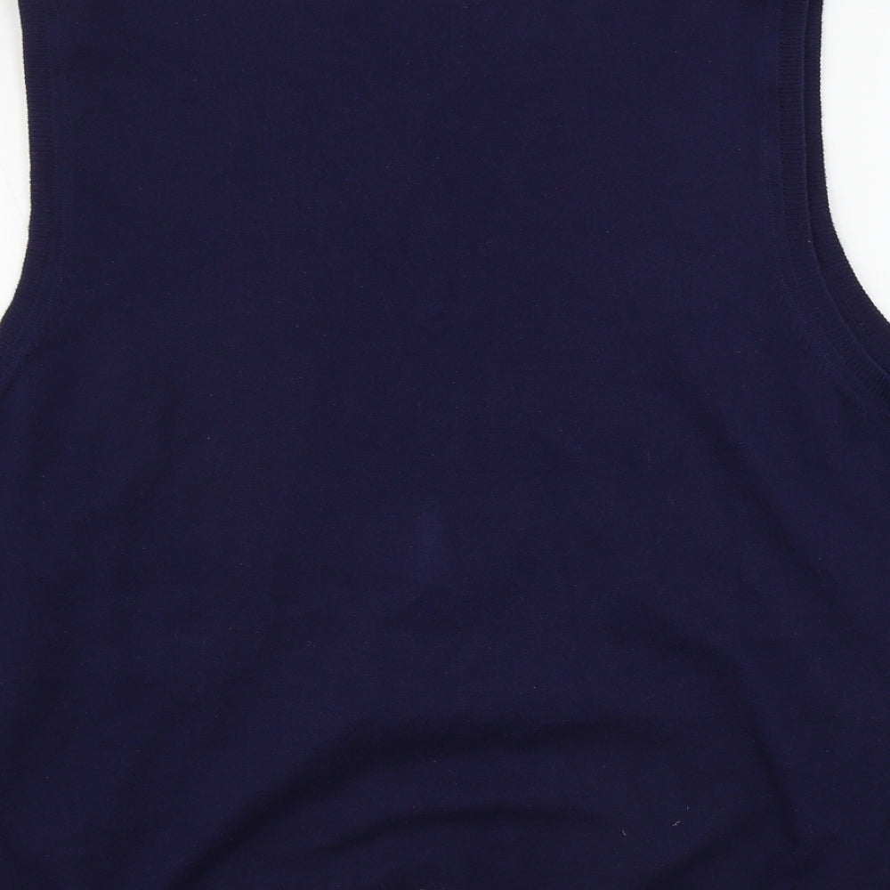 Club Room  Mens Blue   Vest Jumper Size L