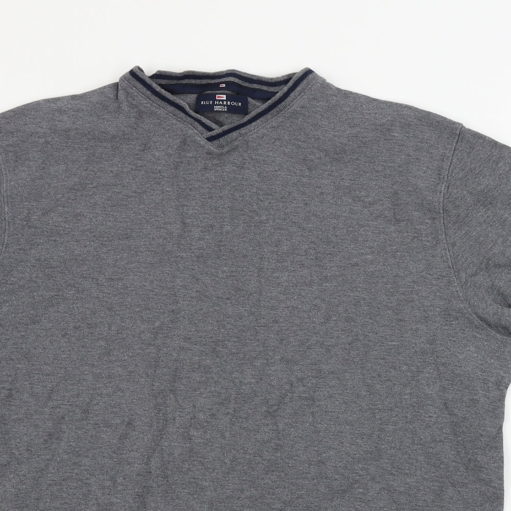 Marks and Spencer  Mens Grey    T-Shirt Size L