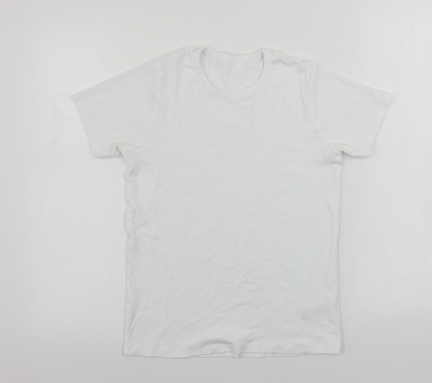 Marks and Spencer  Boys White   Basic T-Shirt Size 13-14 Years