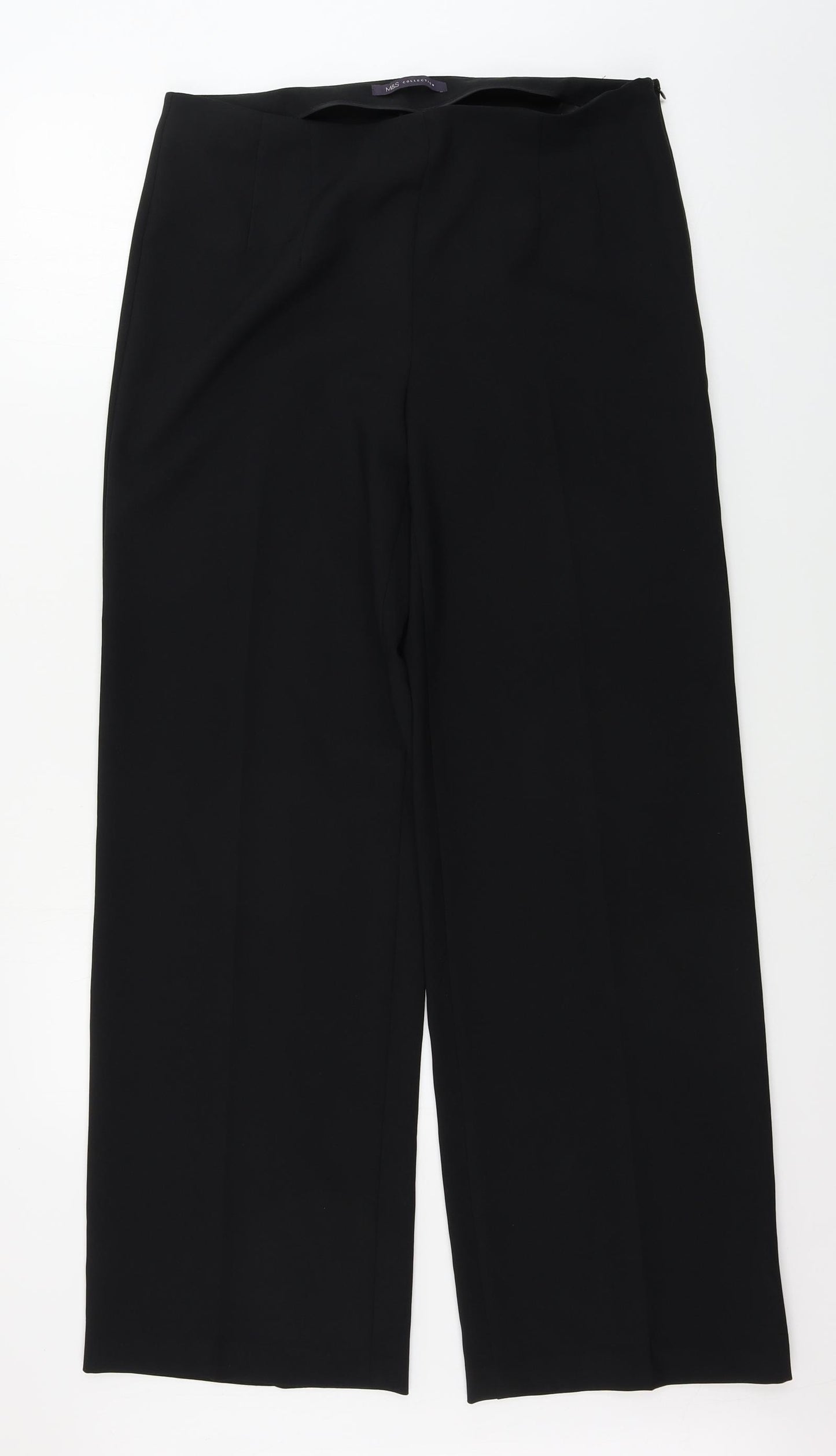 Marks and Spencer  Womens Black   Trousers  Size 12 L28 in