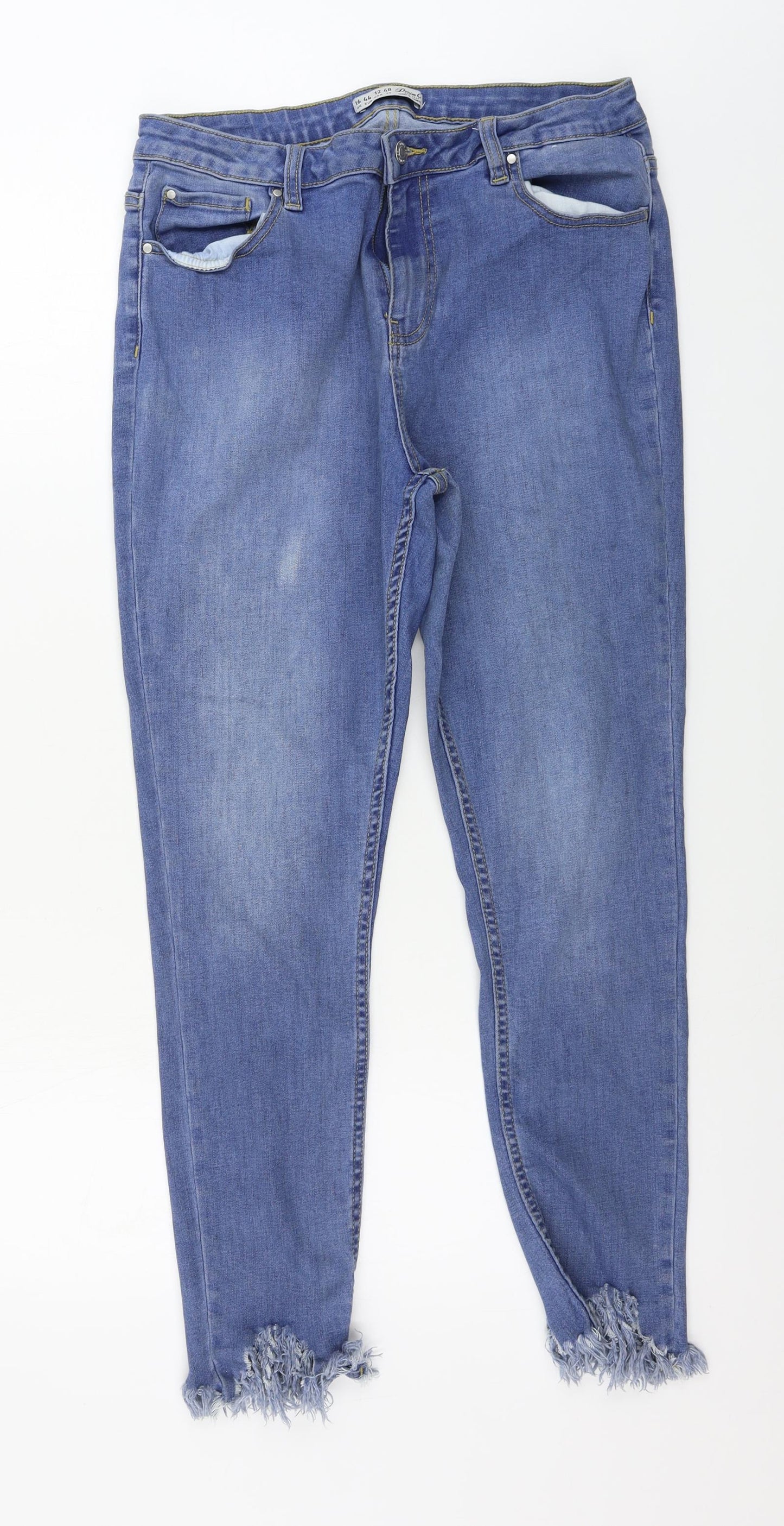 denim co Womens Blue   Skinny Jeans Size 16 L25 in