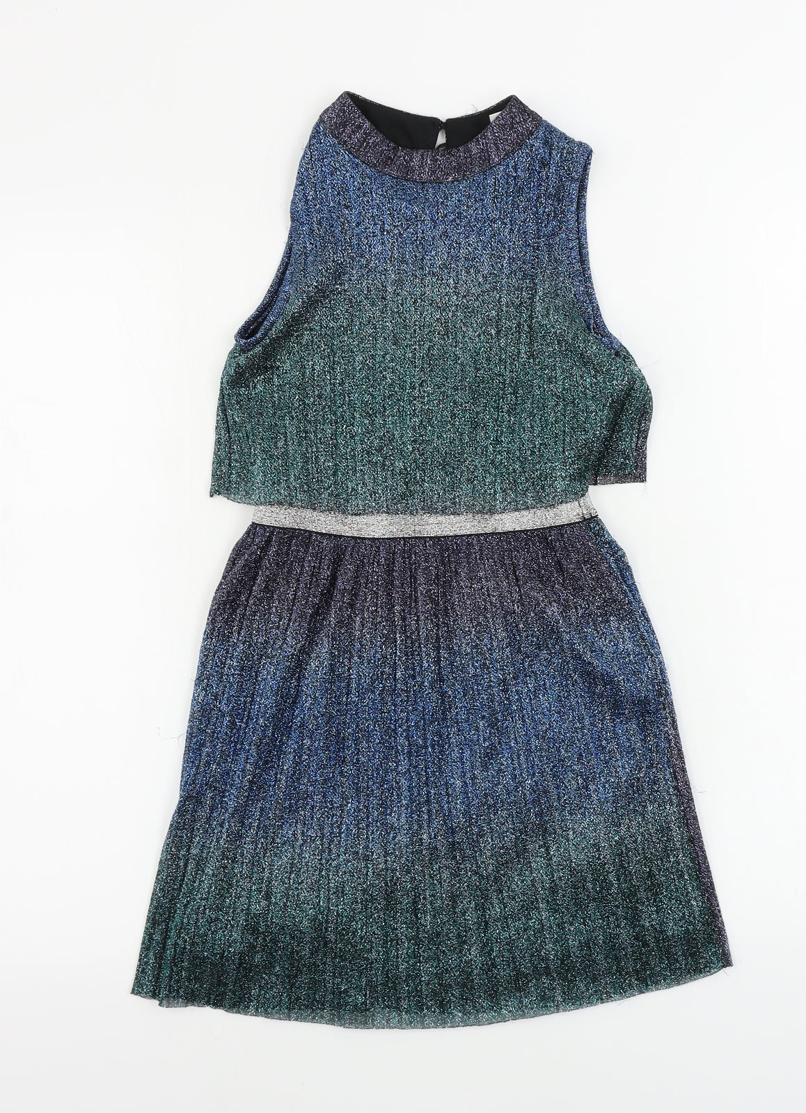Miss Evie     Girls Blue   A-Line  Size 7-8 Years