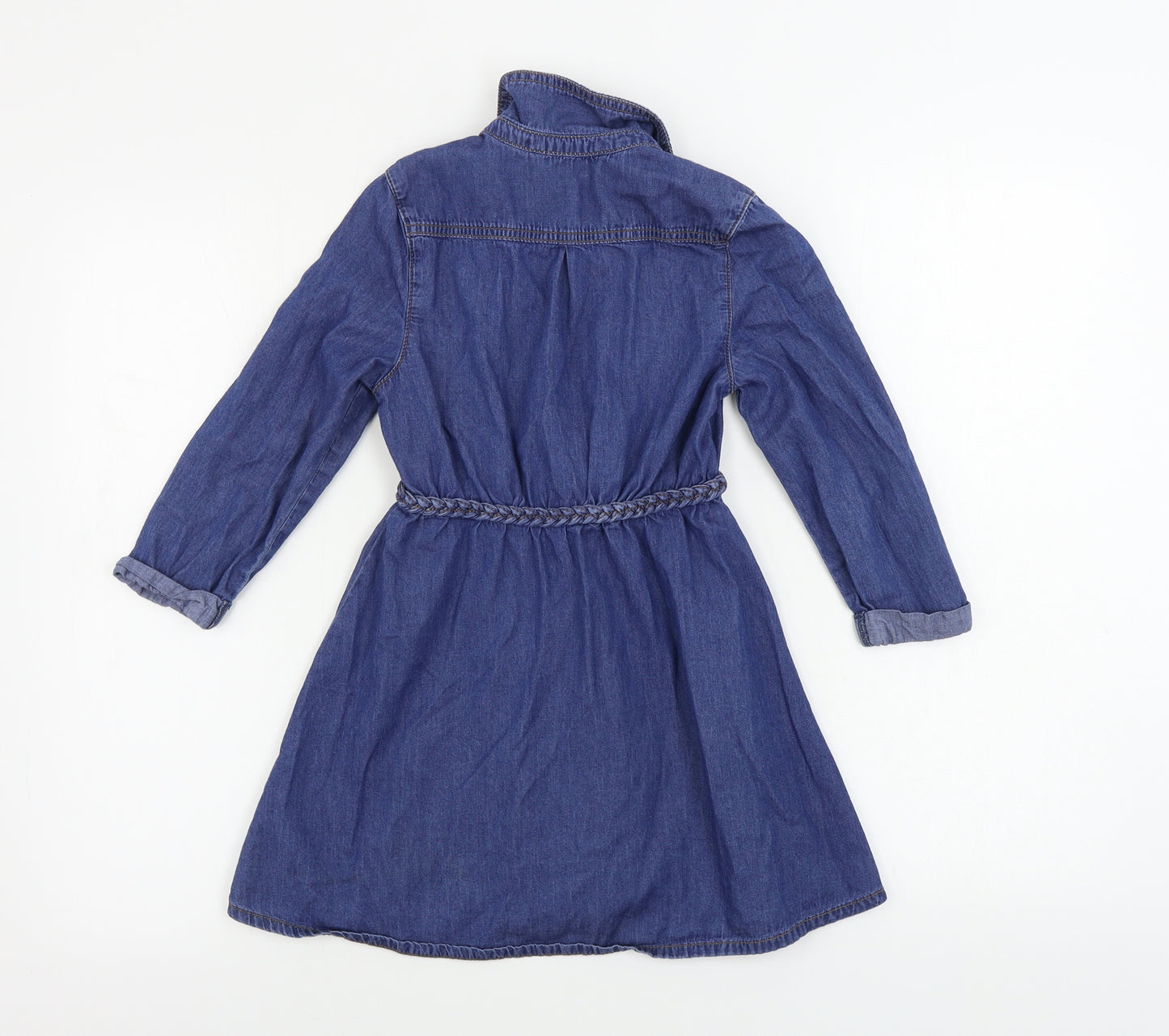 George  Girls Blue   A-Line  Size 6-7 Years