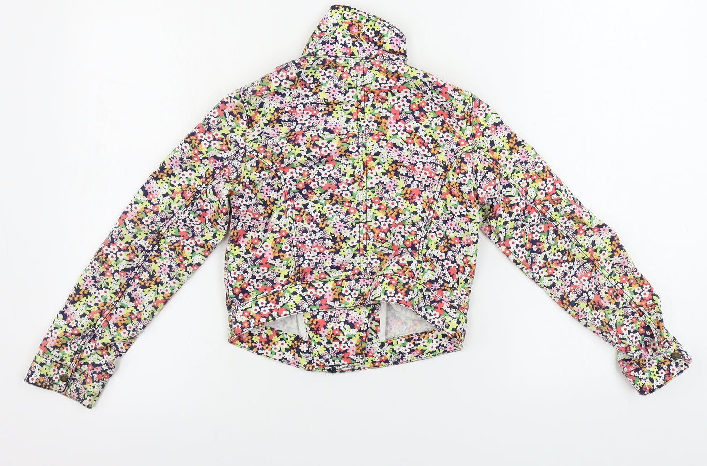 H&M  Girls White Floral  Jacket Coat Size 7-8 Years